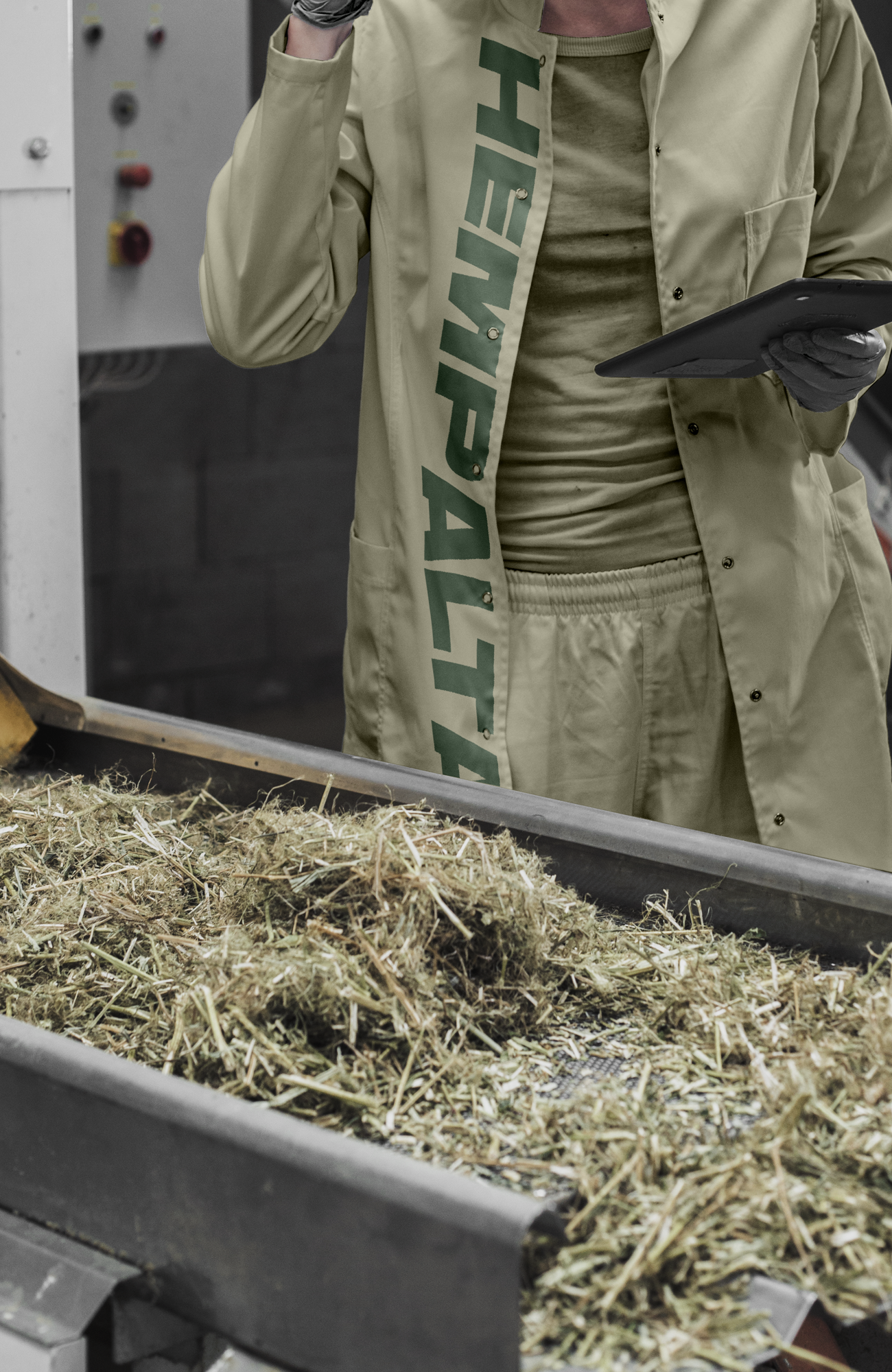 Hempalta Jacket in processing facility