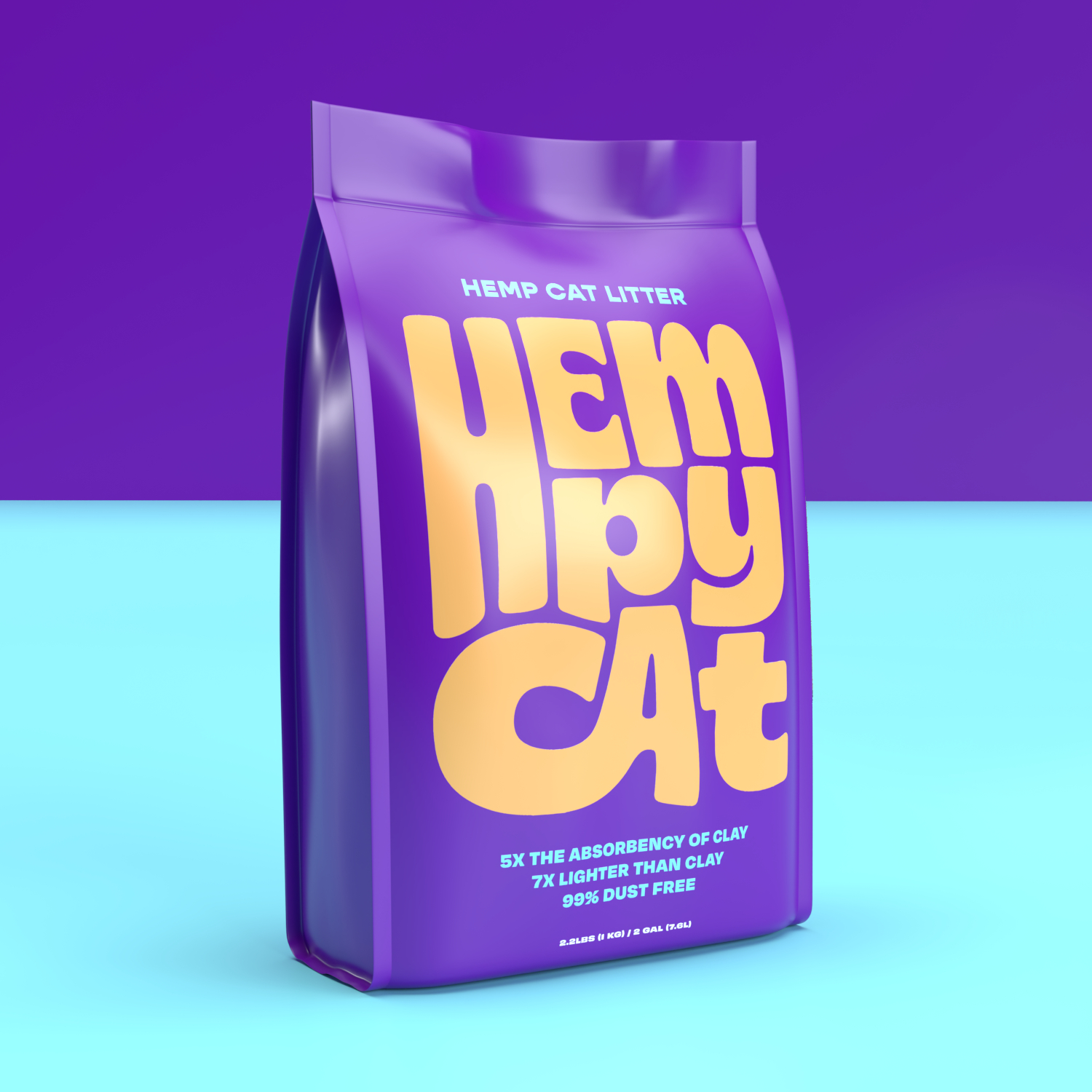 bag of Hempycat cat litter
