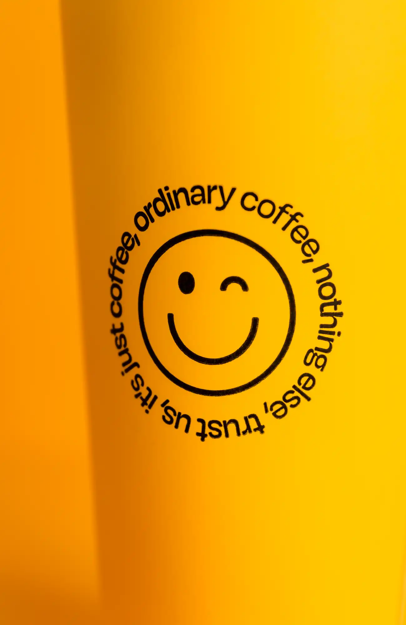 Closeup of detail on cup