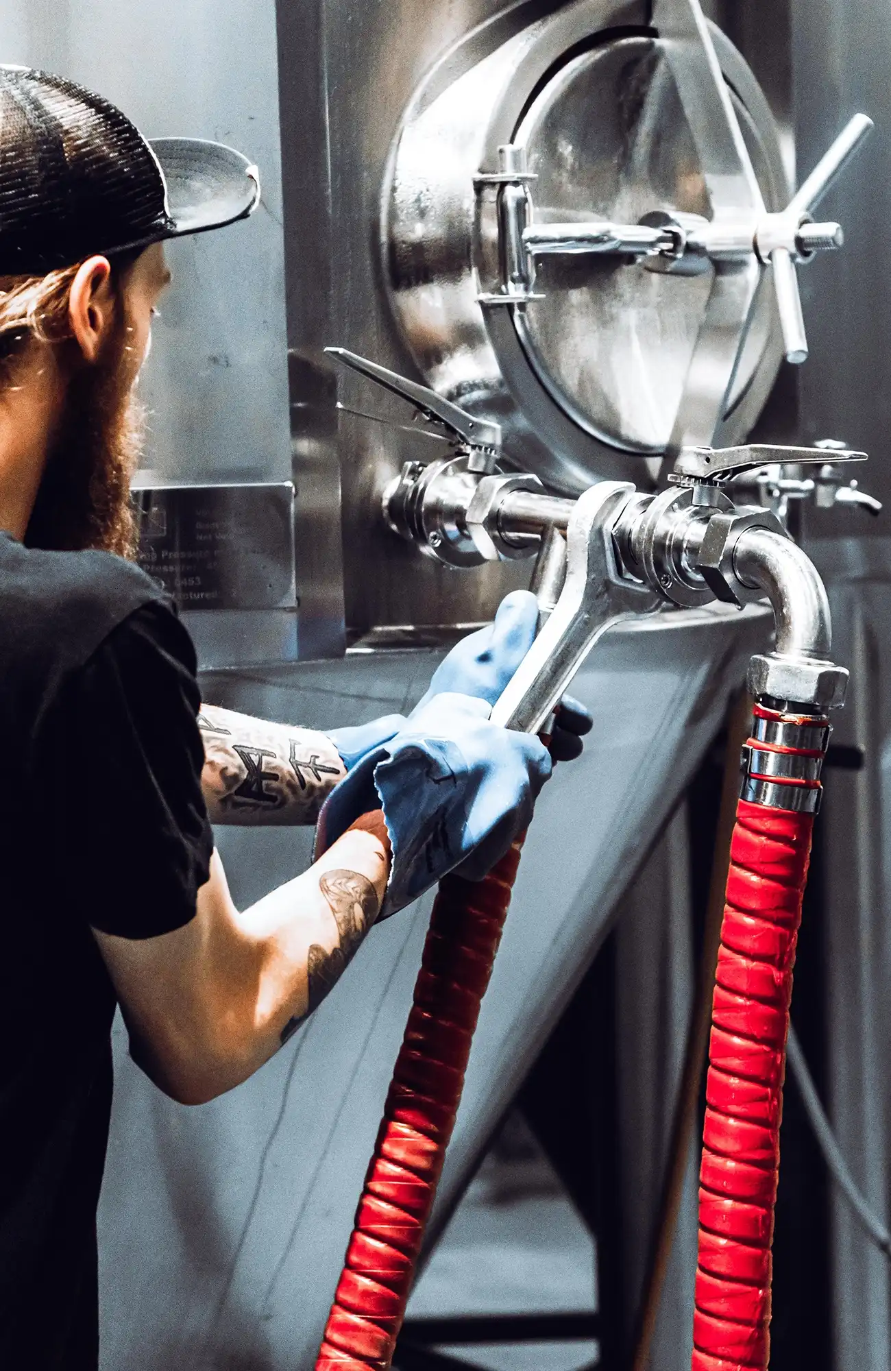 brewer working at brewery