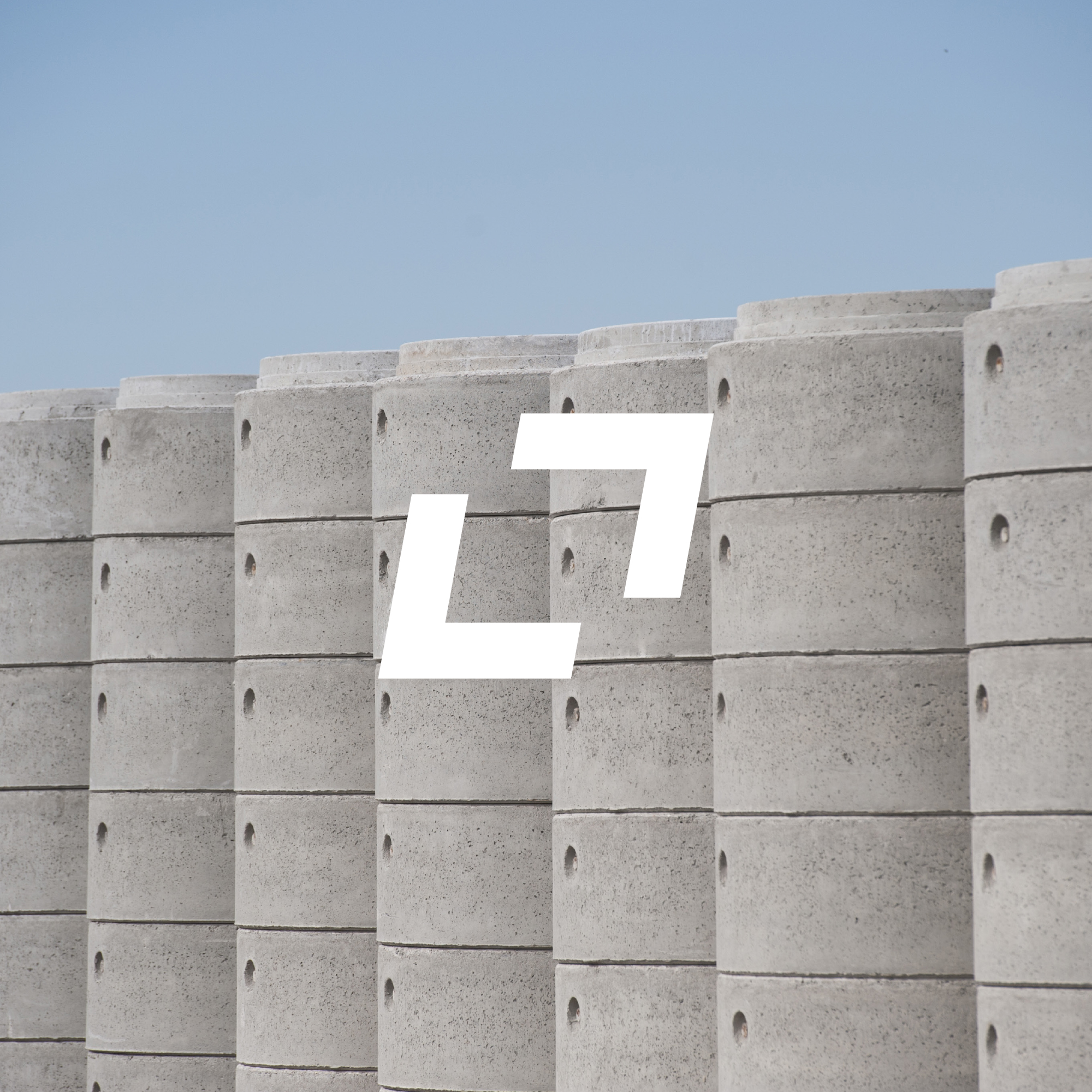 Precon icon on concrete structures