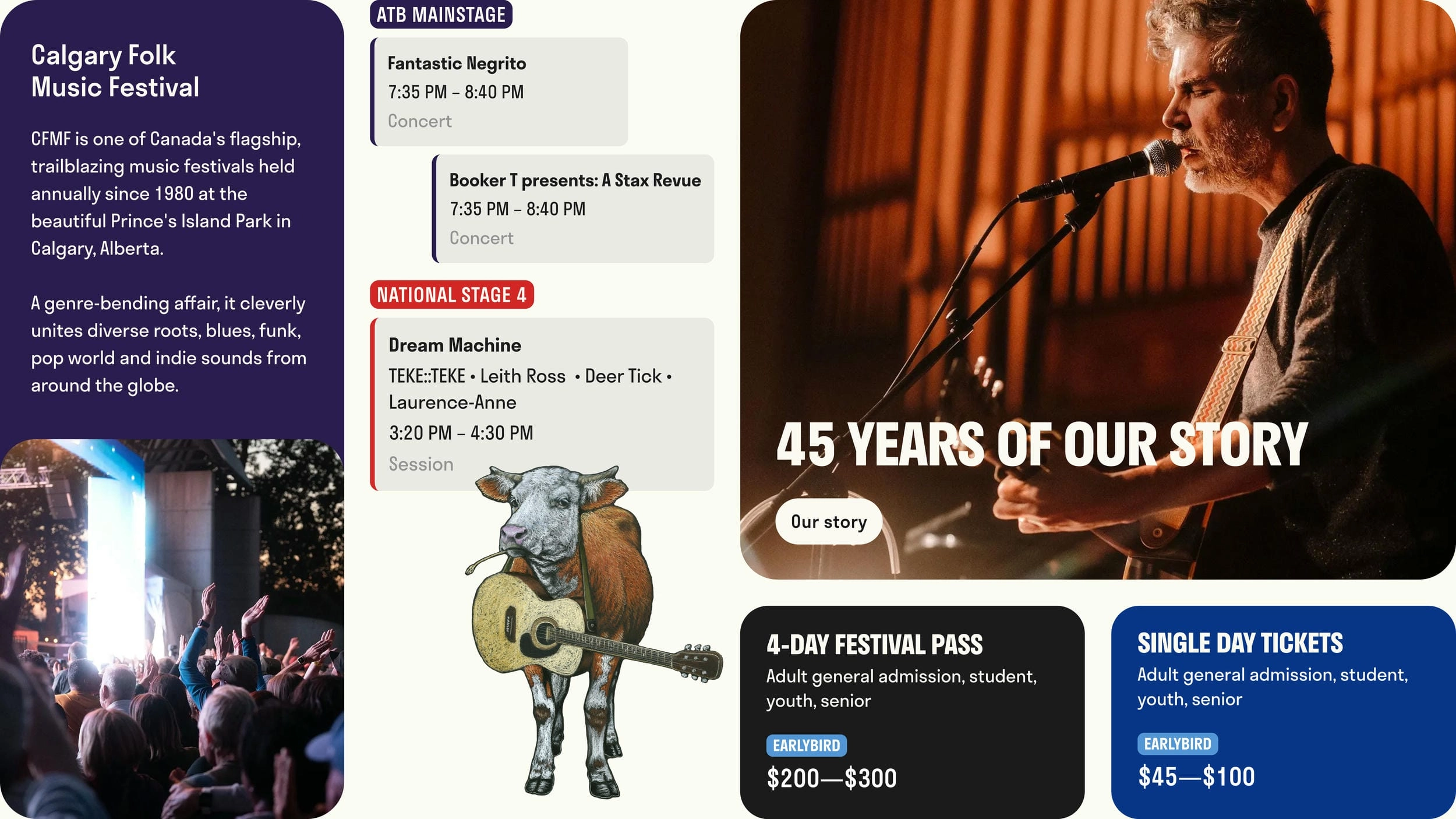 Calgary Folk Music Festival Case Study- website