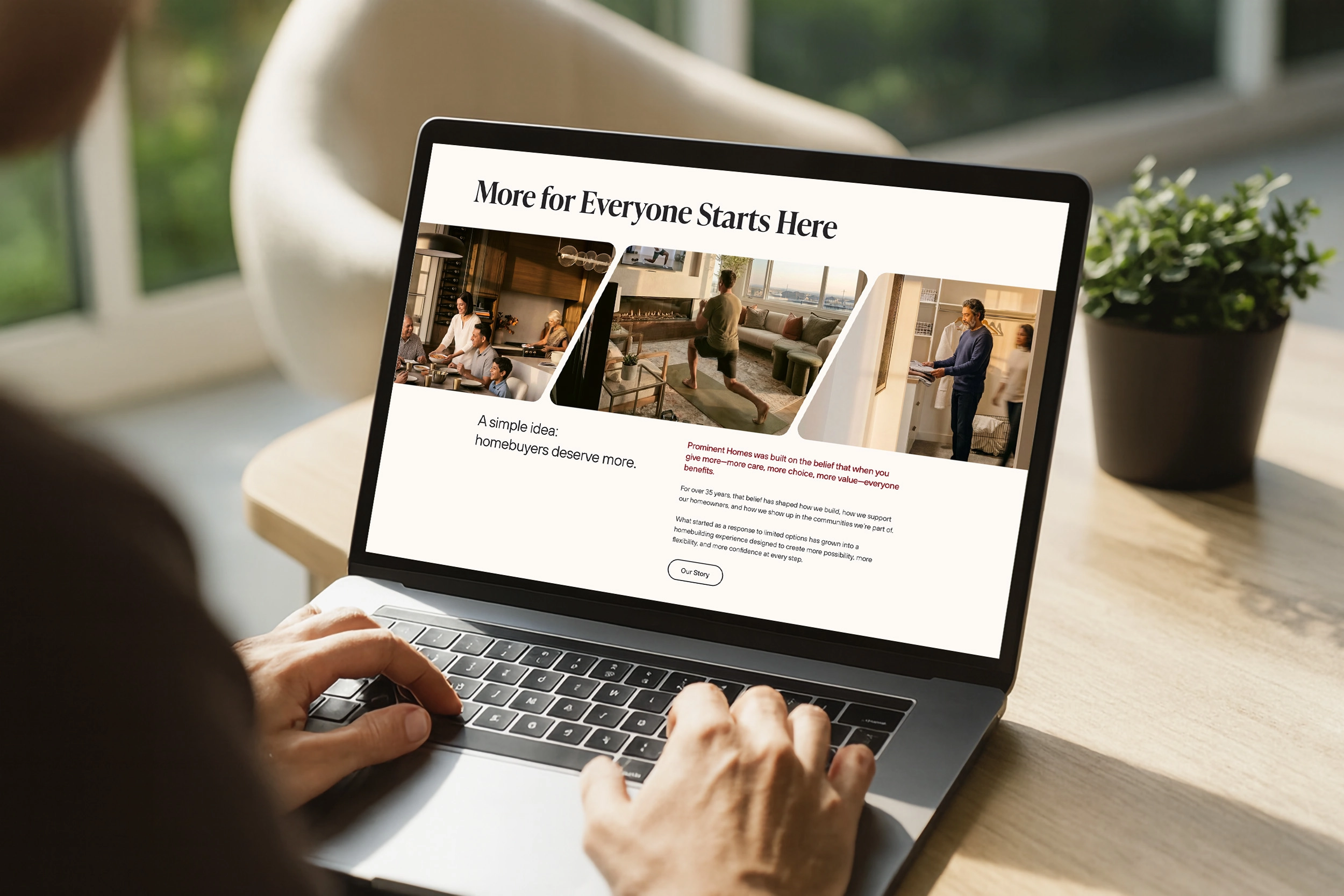 Prominent Homes - Website Case Study - Website