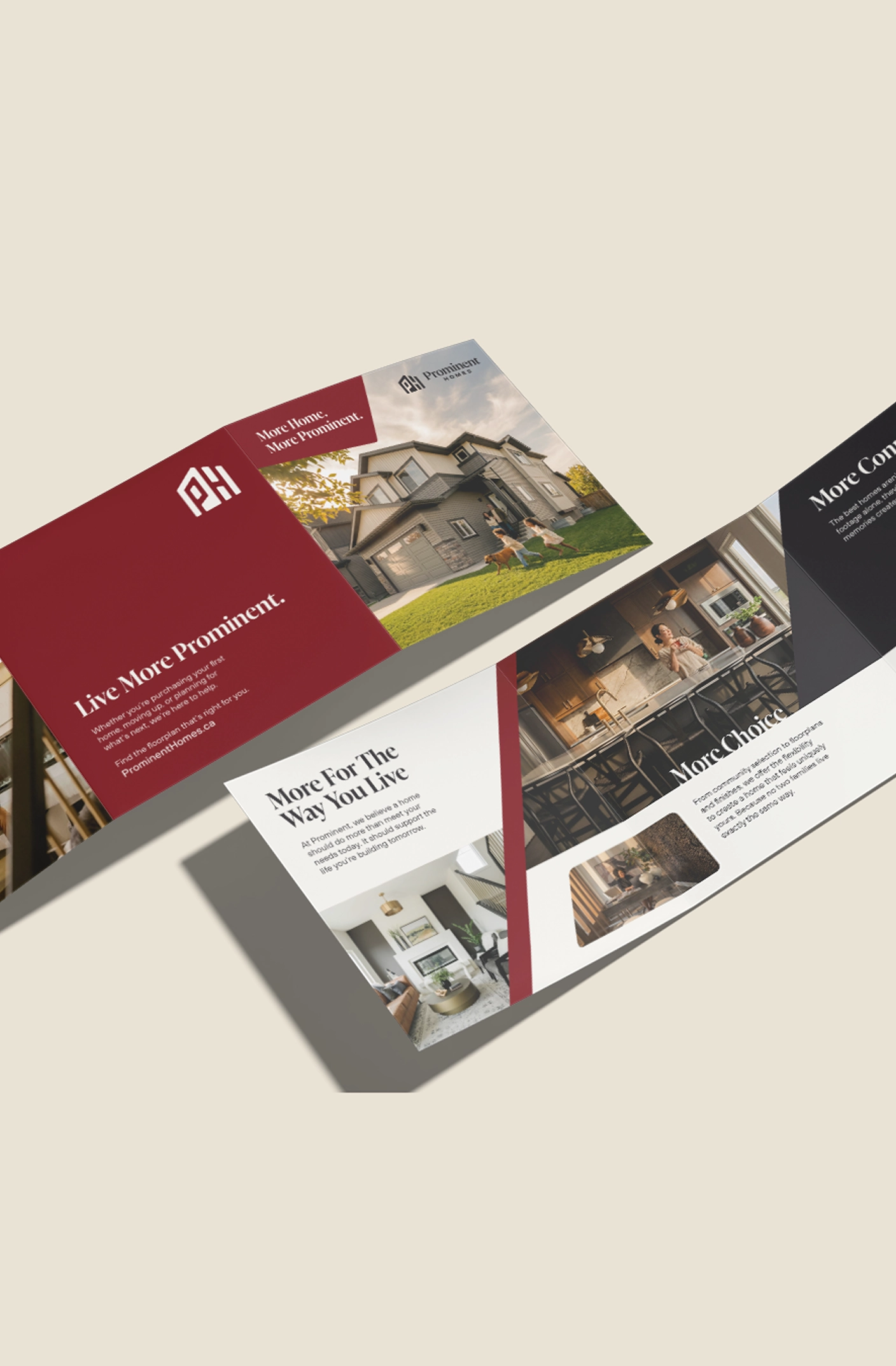 Prominent Homes - Website Case Study - Pamphlet